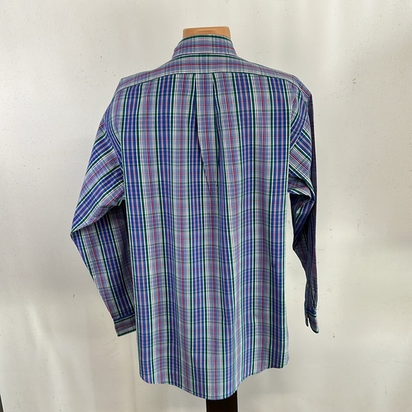 Ralph Lauren long sleeve button down collar shirt.  L - Picture 6 of 7
